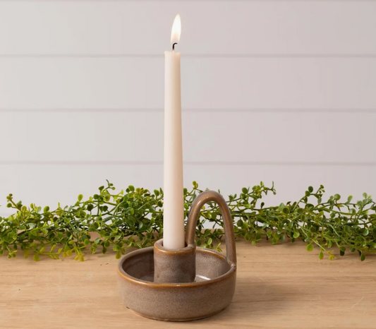 Ceramic Taper Candle